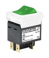 3-128-234: Circuit Breaker, 2 Pole, 10 A, 60 VDC, TA36 Rocker Series, Panel Mount