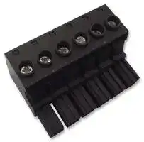 1924580000: Pluggable Terminal Block, 10.16 mm, 6 Ways, 22 AWG, 6 AWG, 16 mm², Screw