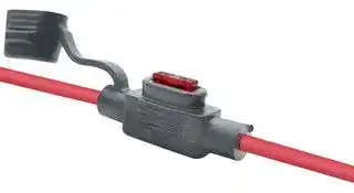 MP016317: Fuse Holder, Low Profile, In Line, 30A, Wire Leads, IP67