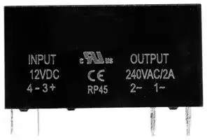 MC002257: Solid State Relay, 2 A, 240 VAC, Through Hole, Solder, Zero Crossing