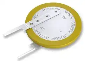CR-2032/VCN: Battery, 3 V, 2032, Lithium Manganese Dioxide, 220 mAh, PCB Pins, 1