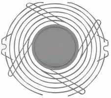 MC32680: Fan Finger Guard, Steel - Wire Form, 162mm Axial Fans