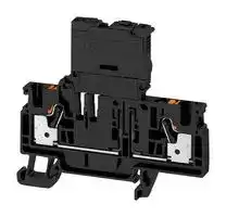 2429860000: Fused Terminal Block, 2 Ways, 26 AWG, 12 AWG, 4 mm², Push In, 6.3 A