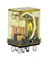 RH2B-ULAC220-240V: Power Relay, DPDT, 240 VAC, 10 A, RH Series, Socket, Non Latching