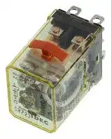 RH2B-ULCAC110-120V: Power Relay, DPDT, 120 VAC, 10 A, RH Series, Socket, Non Latching