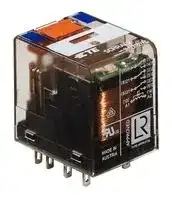 PT370L24: Power Relay, 3PDT, 24 VDC, 10 A, PT Series, Socket, Non Latching