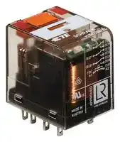 PT370R24: Power Relay, 3PDT, 24 VAC, 10 A, PT Series, Socket, Non Latching
