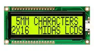 MC21605G6WD-SPTLY-V2: Alphanumeric LCD, 16 x 2, 5V, English, Japanese, Transflective