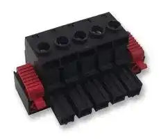 1924650000: Pluggable Terminal Block, 10.16 mm, 5 Ways, 22 AWG, 6 AWG, 16 mm², Screw