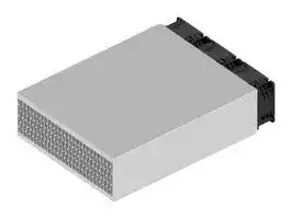 LA HB 9 300 12: Fan / Force Cooled Heat Sink, 12VDC, 0.024 K/W, 86 mm, 243 mm, 300 mm, 230 m³/h, 73.1 dBA