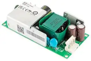 VCB60US12: AC/DC Open Frame Power Supply (PSU), ITE & Household, 1 Output, 60 W, 90V AC to 305V AC, Fixed