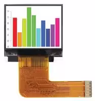 MCT010A0W12896LMLIPS: TFT LCD, 1 ", 128 x 96 Pixels, Landscape, RGB, 2.8V