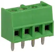 CTB0305/4: Standard Terminal Block, CTB0305, 4 Contacts, 3.5 mm, Terminal Block, PCB, PCB Mount
