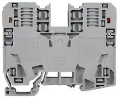 285-135: DIN Rail Mount Terminal Block, 2 Ways, 8 AWG, 2 AWG, 35 mm², Clamp, 125 A