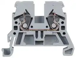 870-901: DIN Rail Mount Terminal Block, 2 Ways, 28 AWG, 12 AWG, 2.5 mm², Clamp, 24 A