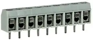 CTB5000/9: Wire-To-Board Terminal Block, 5 mm, 9 Ways, 30 AWG, 14 AWG, 1.5 mm², Screw