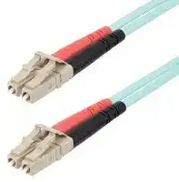 450FBLCLC20: Fiber Optic Cable, 20m (65ft) LC/UPC to LC/UPC OM4 Multimode Fiber Optic Cable, Duplex 50/125µm