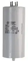 4.16.10.87.64: Motor Run Capacitor, Metallized PP, Can, 80 µF, ± 5%, 450 V