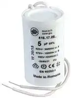 4.16.17.08.06: Motor Run Capacitor, Metallized PP, Can, 5 µF, ± 5%, 450 V