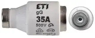 2313401: Fuse, Industrial / Power, MP Bottle D Series, 35 A, 500 VAC, 400 VDC, 27mm x 50mm, 1.06" x 1.97"