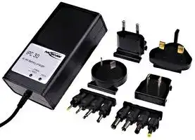 2000-0001-13: Charger, Universal, Plug In, NIMH, 240 V, 2.0A, 1-10 Cell