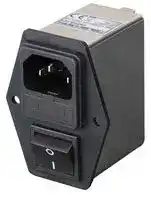 PELB1089: Power Line Filter, General Purpose, 250 V, 10 A, Single Phase, 1 Stage, Chassis Mount