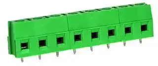 CTB0118/8: Standard Terminal Block, 8 Contacts, 7.62 mm, Terminal Block, PCB, PCB Mount, 12 AWG