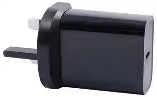 PELL0505: AC/DC Power Supply, USB-C PD Mains Charger, Black, ITE, 3 Output, 20 W, 5 V, 9 V