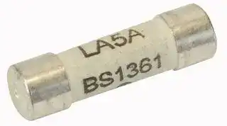 SFCFL05: Fuse, Cartridge, 5 A, 240 V, 6.3mm x 22.2mm, LA