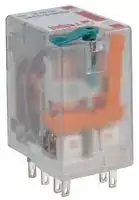 R2N-2012-23-1012-WTL: Power Relay, DPDT, 12 VDC, 12 A, R2N Series, DIN Rail, DC