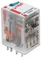 R3N-2013-23-1024-WTL: Power Relay, 3PCO, 24 VDC, 10 A, R3N Series, DIN Rail, DC