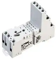 GZM4-GREY: 14-PIN INDUSTRIAL RELAY BASE, GREY