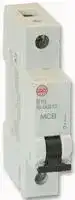 SFNHXB10: Thermal Magnetic Circuit Breaker, B Curve, 10 A, 1 Pole, 230 VAC, DIN Rail