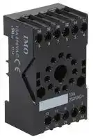 SRRE11: Relay Socket, DIN Rail, Screw, 11 Pins, 10 A, 300 V