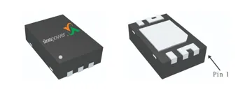 SM9993DSQG: SM9993DSQG, Dual MOSFET, N Channel, 20V, DFN2x3A-6_EP