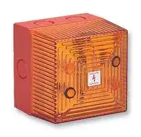 FL40/D25/A/RN: Beacon, Xenon, Orange, Flashing, 24VDC, IP65, 81mm Height