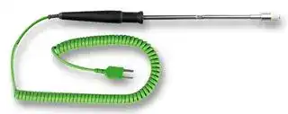 KS08: Thermocouple, K, 0 °C, 1100 °C, Stainless Steel, 80 ", 2 m