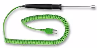 KS07: Thermocouple, K, -200 °C, 400 °C, Stainless Steel, 80 ", 2 m