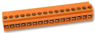 BL 5.08/15: Pluggable Terminal Block, 5.08 mm, 15 Ways, 22 AWG, 12 AWG, Screw