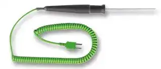 KM04: Thermocouple, Light Duty, 12 x 0.2mm, K, -200 °C, 1100 °C, Stainless Steel, 80 ", 2 m