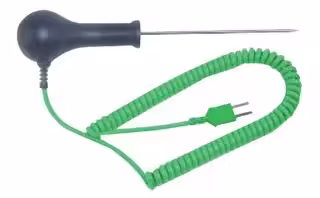 KP05: Thermocouple, K, -100 °C, 250 °C, Stainless Steel, 80 ", 2 m