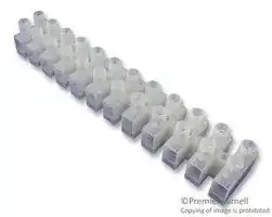 HY-434/12 NY-LP: Panel Mount Barrier Terminal Block, 2 Row, 12 Ways, 12 mm, 41 A