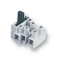 1003SI03E: Panel Mount Barrier Terminal Block, 1 Row, 3 Ways, 22 AWG, 10 AWG, 16 A