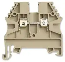 ER2.5BLUE: DIN Rail Mount Terminal Block, 2 Ways, 26 AWG, 12 AWG, 4 mm², Screw, 20 A