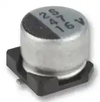 MCESL10V477M8X10.5: SMD Aluminium Electrolytic Capacitor, Radial Can - SMD, 470 µF, 10 V, 1000 hours @ 85°C, Polar