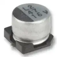 MCEEL25V475M4X5.2: SMD Aluminium Electrolytic Capacitor, Radial Can - SMD, 4.7 µF, 25 V, 1000 hours @ 105°C, Polar