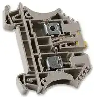 WTR 4 WITH SOCKET SCREWS: DIN Rail Mount Terminal Block, 2 Ways, 22 AWG, 10 AWG, 6 mm², Screw, 10 A