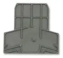 281-311.: End Cover, for Use with Rail Mounted Terminal Blocks