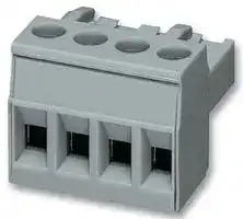 1878037.: Standard Terminal Block, 4 Contacts, 5 mm, Terminal Block, Pluggable, PCB Mount, 12 AWG