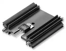 SK 409 38,1 STS TO 220: Heat Sink, TO-220/TO-3P, 7 °C/W, TO-3P, TO-220, 45 mm, 38.1 mm, 12.7 mm